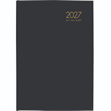 2027 Windsor Diary A41 Day To Page Black 2027